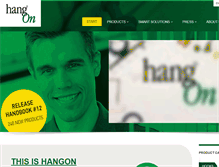 Tablet Screenshot of hangon.com